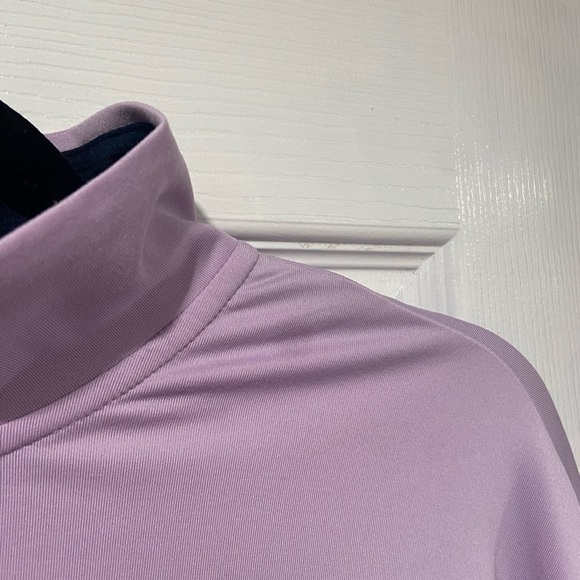 Polo Ralph Lauren Lavender Purple Quarter Zip Pullover Mock Long Sleeve Golf Top - Picture 4 of 12